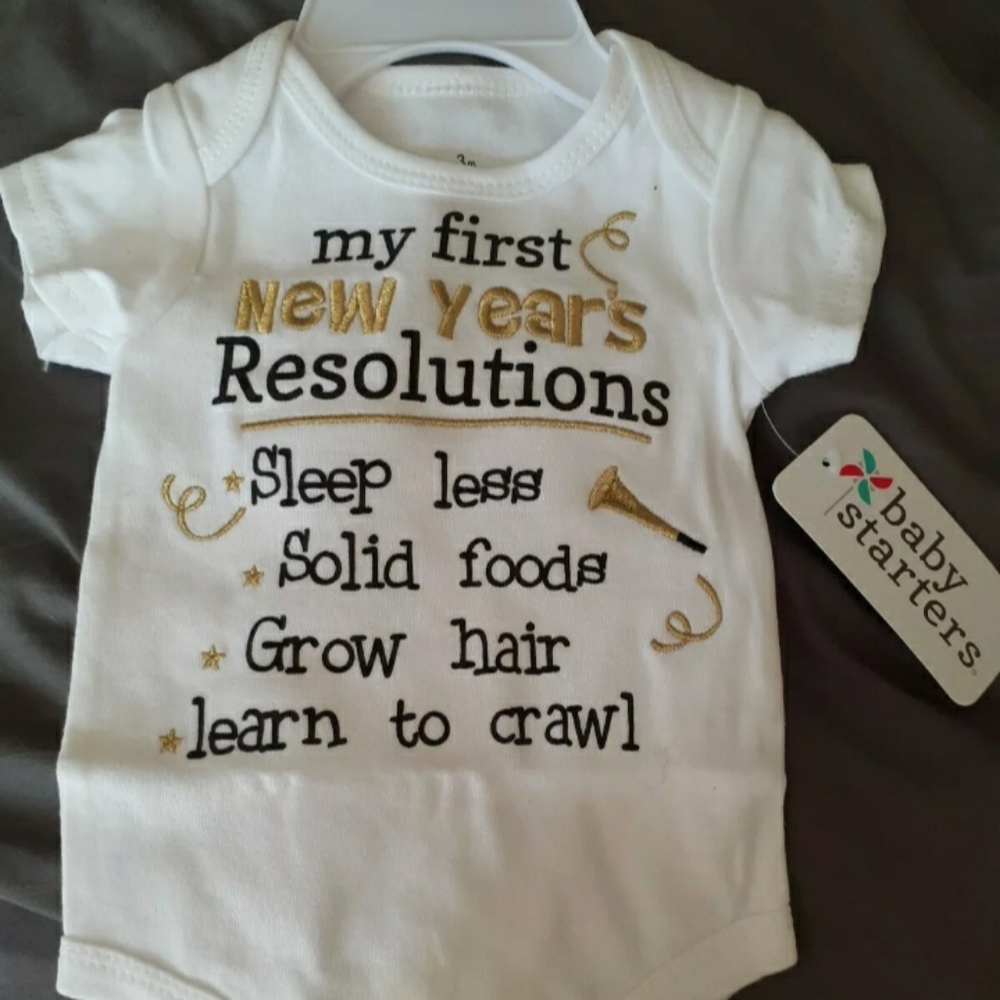 🎆🎉New Year's 1st Year One piece/Onsie🎉🎆